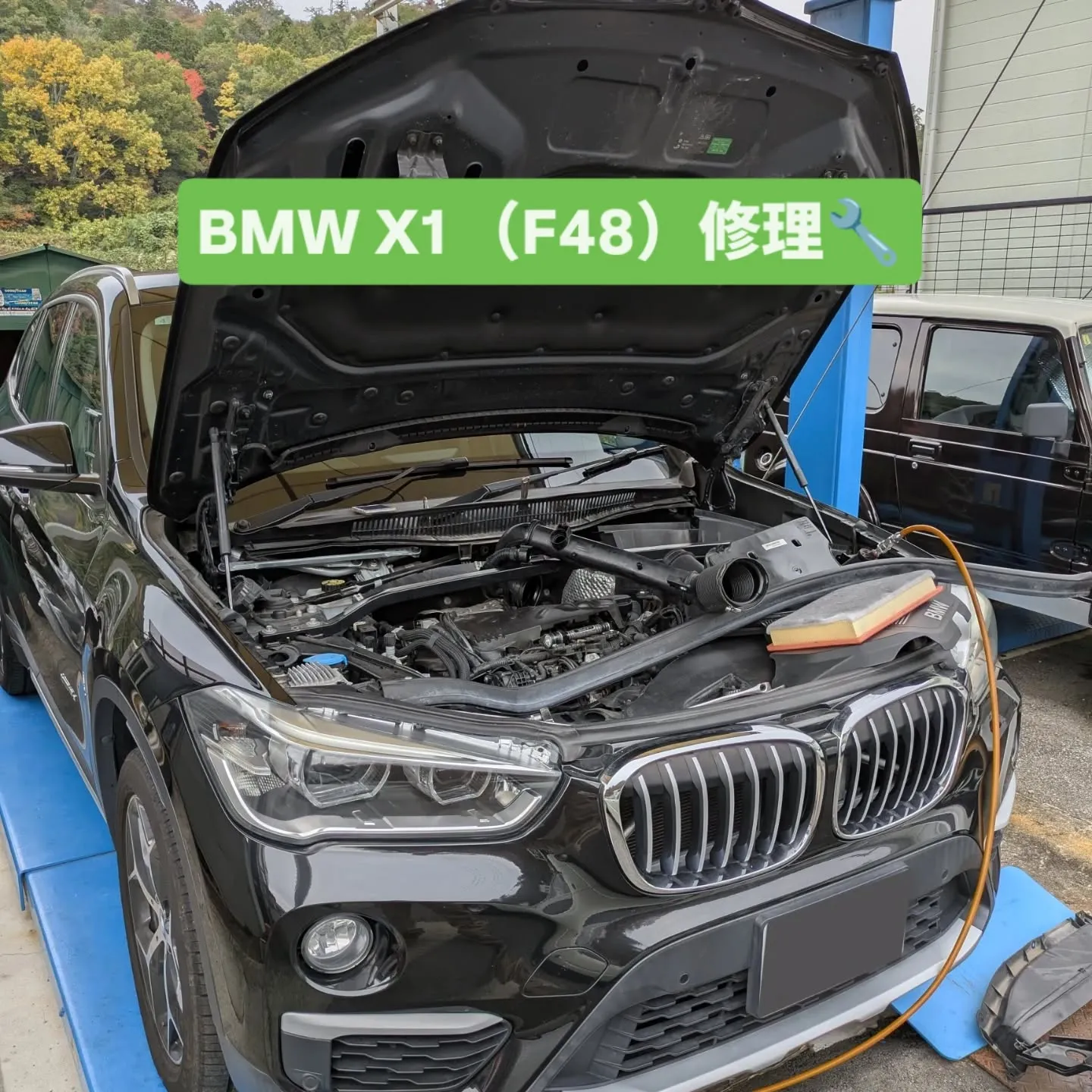 BMW X1 F48 ディーゼルエンジンの修理風景🌴
