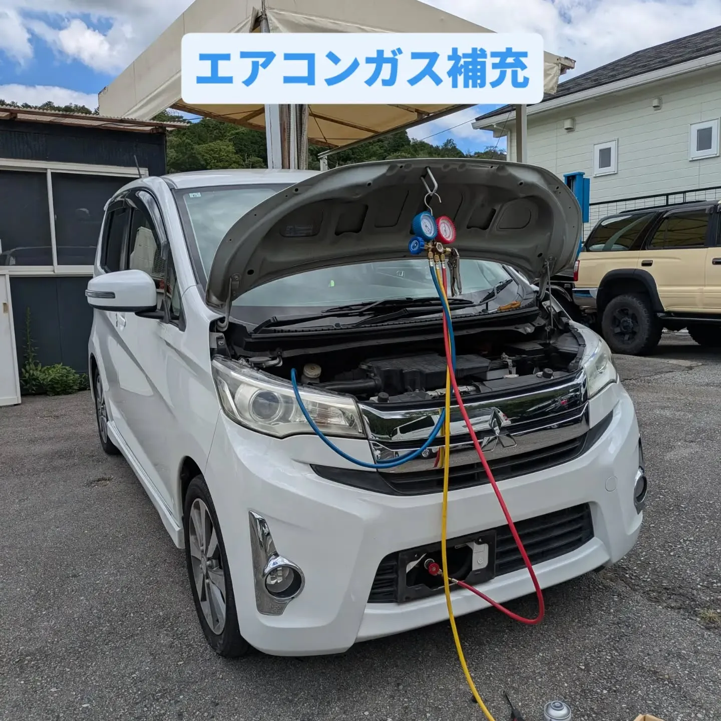 #FAMCA #ekカスタム #エアコンガス補充 #きれいな...